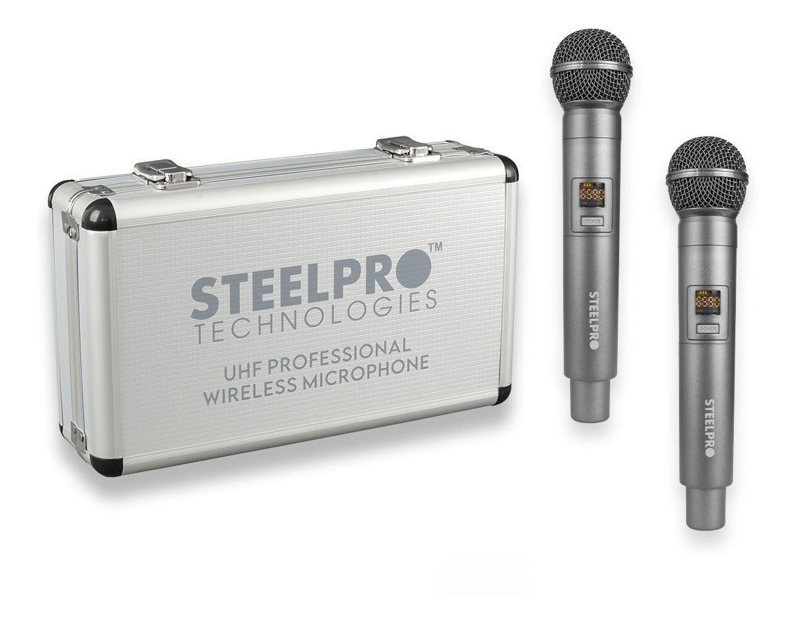 Micrófonos Steelpro U215p Dinámico Cardioide Color Gris Oscuro
