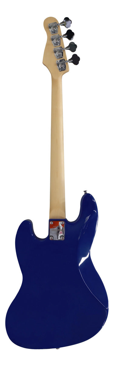 Paquete Bajo Electrico Jethro Series By Steelpro 506-sk Acabado Del Cuerpo Barnizado Cantidad De Cuerdas 4 Color Azul Orientación De La Mano Diestro