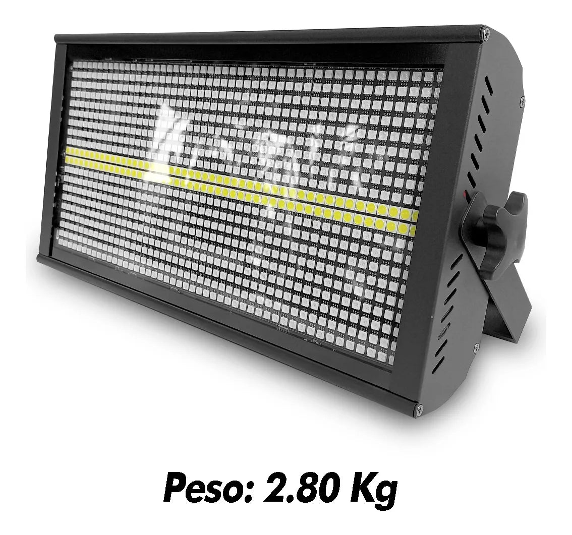 Estrobo Profesional 960 Led Rgb+ Estrobo Dmx Steelpro