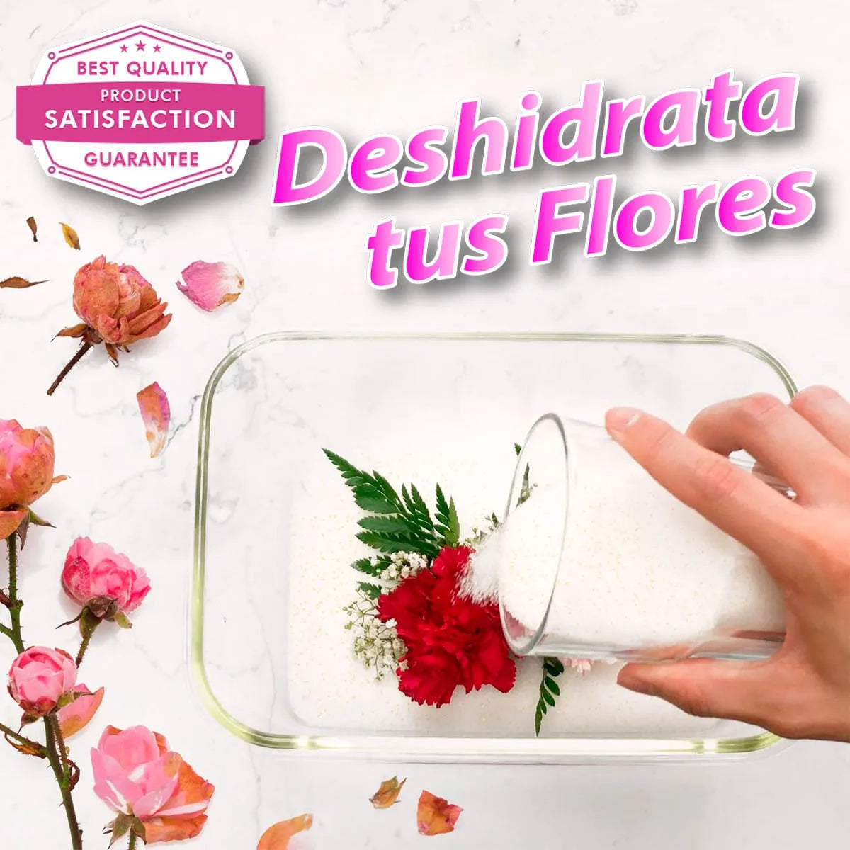 Deshidratante De Flores En Polvo Hyper Silica
