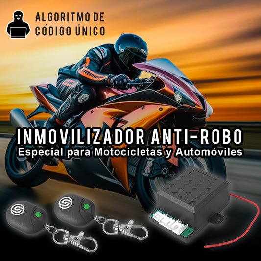 Inmovilizador Antirrobo Steelpro Enforcer-1000 con Control Remoto para Auto y Moto Corte de Energía Seguridad Total