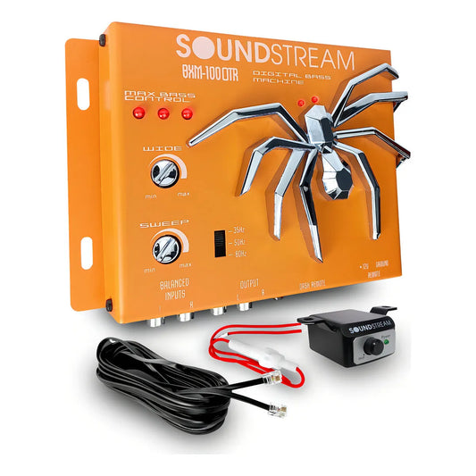 Epicentro Restaurador De Bajos Soundstream Bxm-100otr Color Naranja Claro