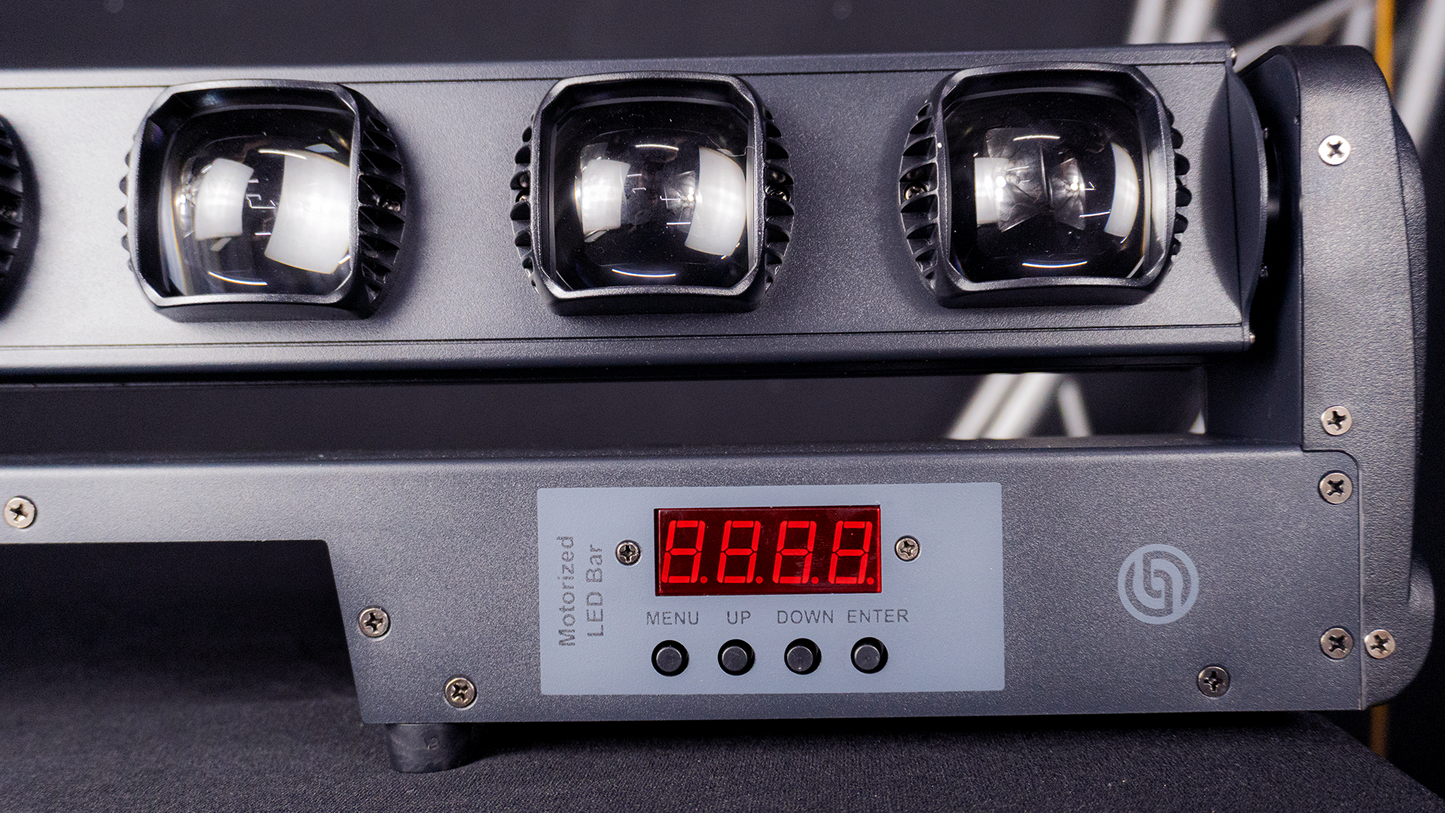1030 BAR BEAM Steelpro – Barra LED RGBW 300W con 127 Efectos y Control DMX