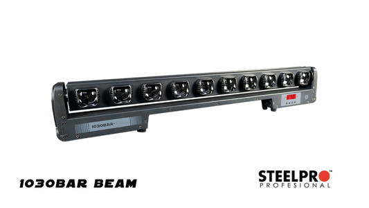 1030 BAR BEAM Steelpro – Barra LED RGBW 300W con 127 Efectos y Control DMX