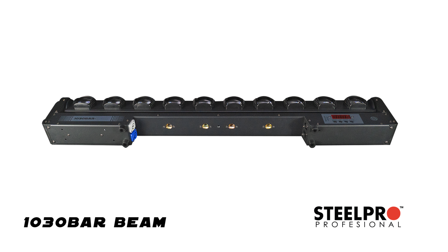 1030 BAR BEAM Steelpro – Barra LED RGBW 300W con 127 Efectos y Control DMX