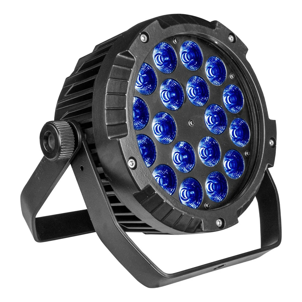 Kit De 4 Cañones Led Par 18x18w Rgbw+a Contra Agua Steelpro
