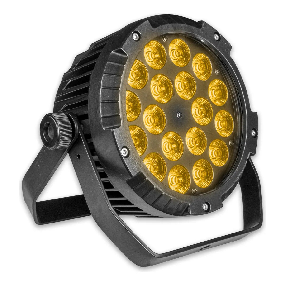 Kit De 4 Cañones Led Par 18x18w Rgbw+a Contra Agua Steelpro