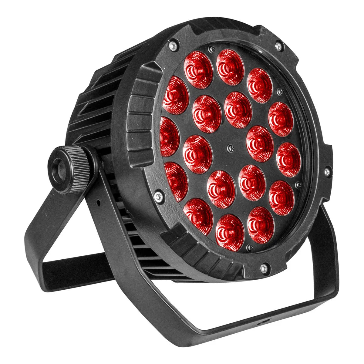 Kit De 4 Cañones Led Par 18x18w Rgbw+a Contra Agua Steelpro