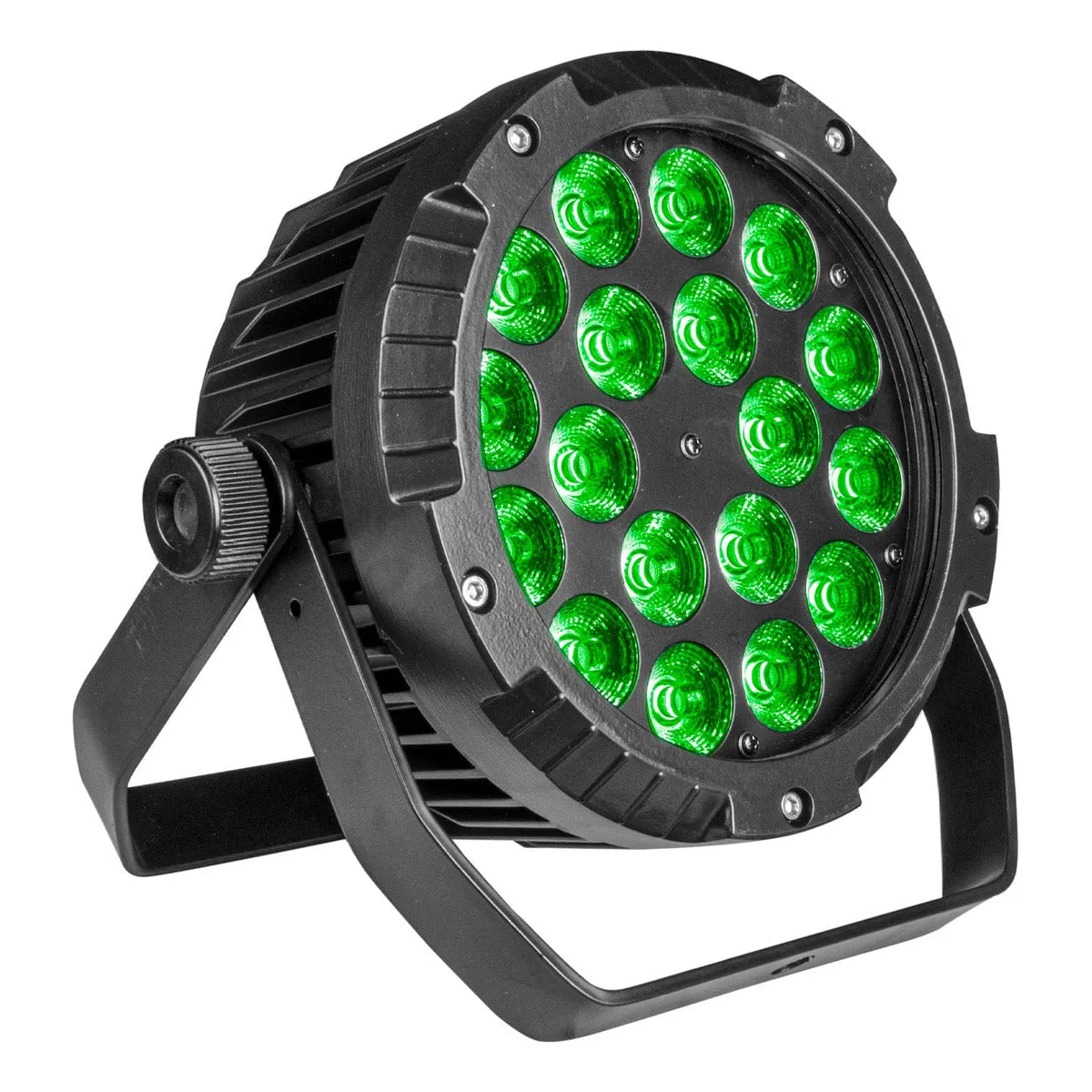 Kit De 4 Cañones Led Par 18x18w Rgbw+a Contra Agua Steelpro