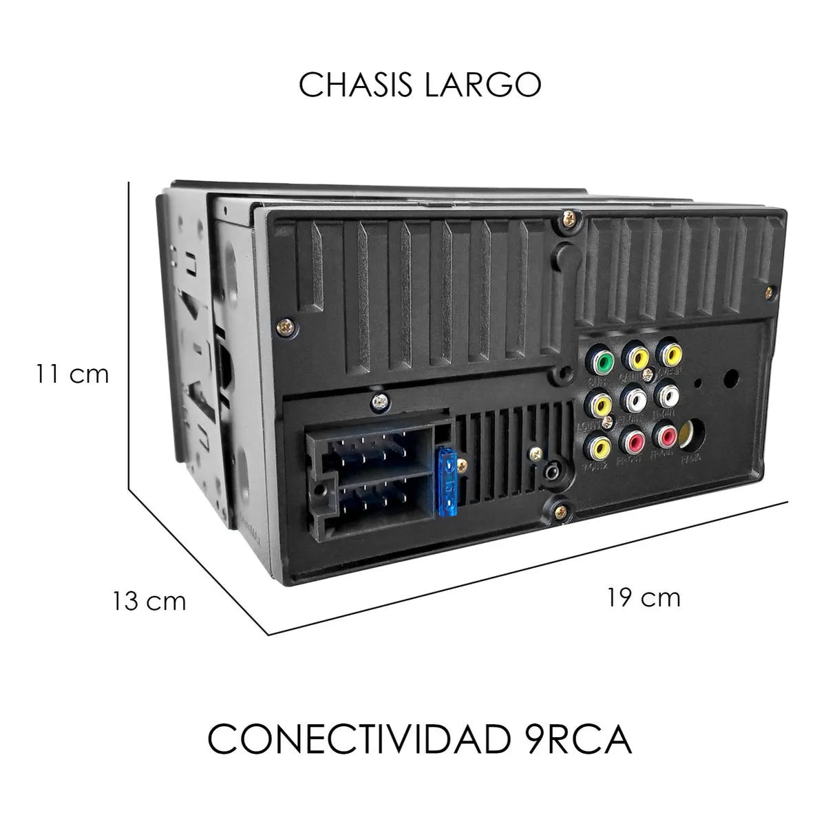 Kit Estereo Pantalla Carplay Bt + Bocinas 6x9 Y 6.5 Steelpro
