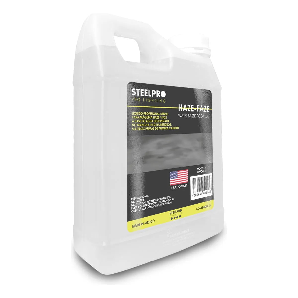 Liquido De Humo Haze Base Agua Niebla Densa Steelpro 1 L