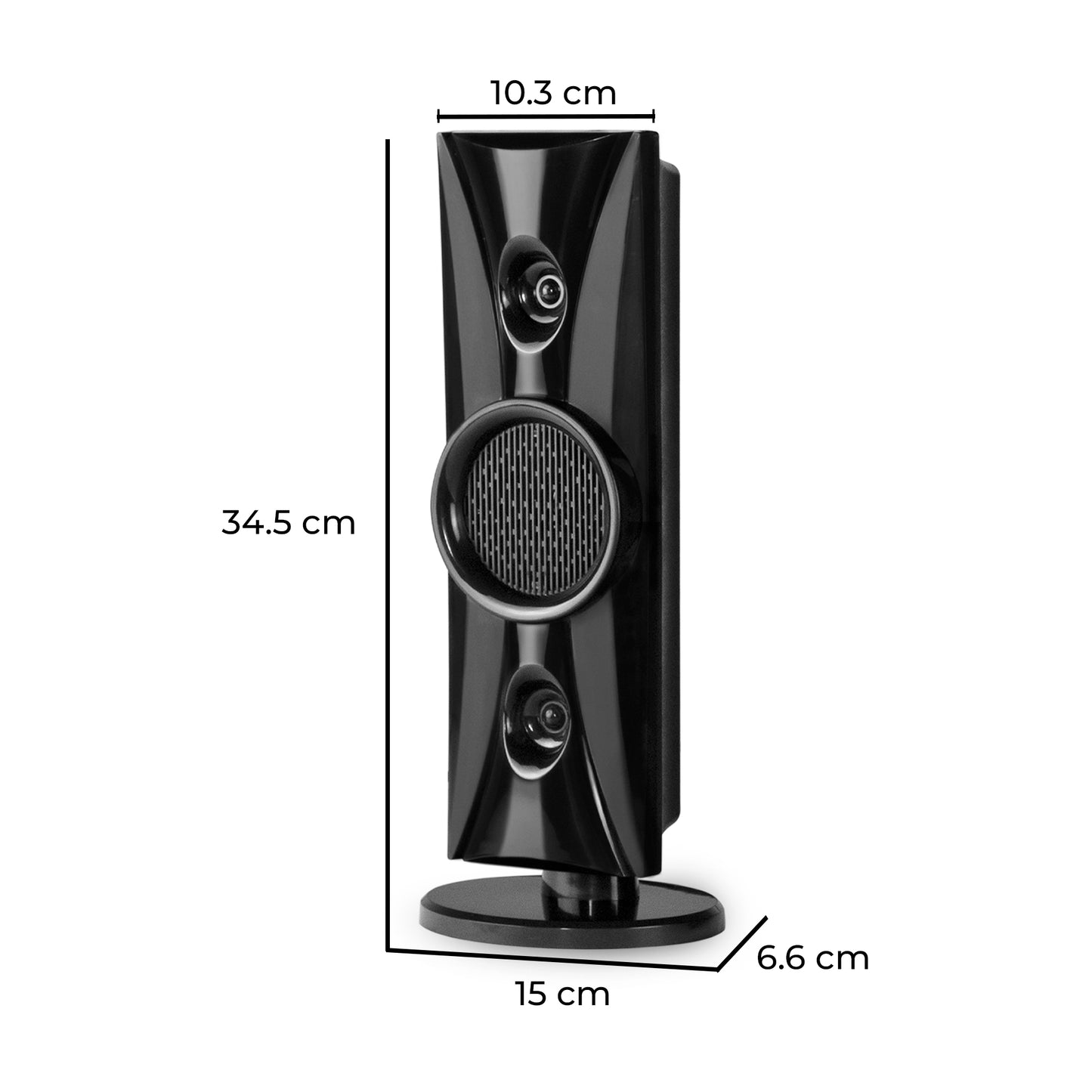 Steelpro Minicomponente Home Theater 8,000 W - Armony - b3.1 Color Negro Potencia RMS 475 W /USB / TF Card / BLUETOOTH Integrado / FM Tuning -Entrada Auxiliar / Iluminación Multicolor