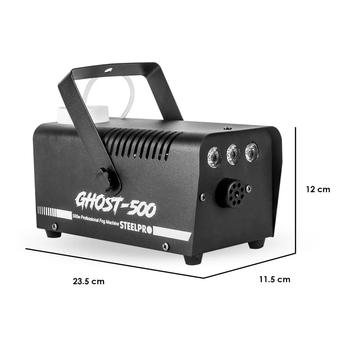 Maquina De Humo 500w + 1 Litro Liquido Ultra Niebla Steelpro