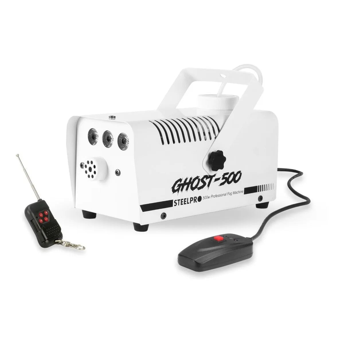 Maquina De Humo 500w + 1 Litro Liquido Ultra Niebla Steelpro