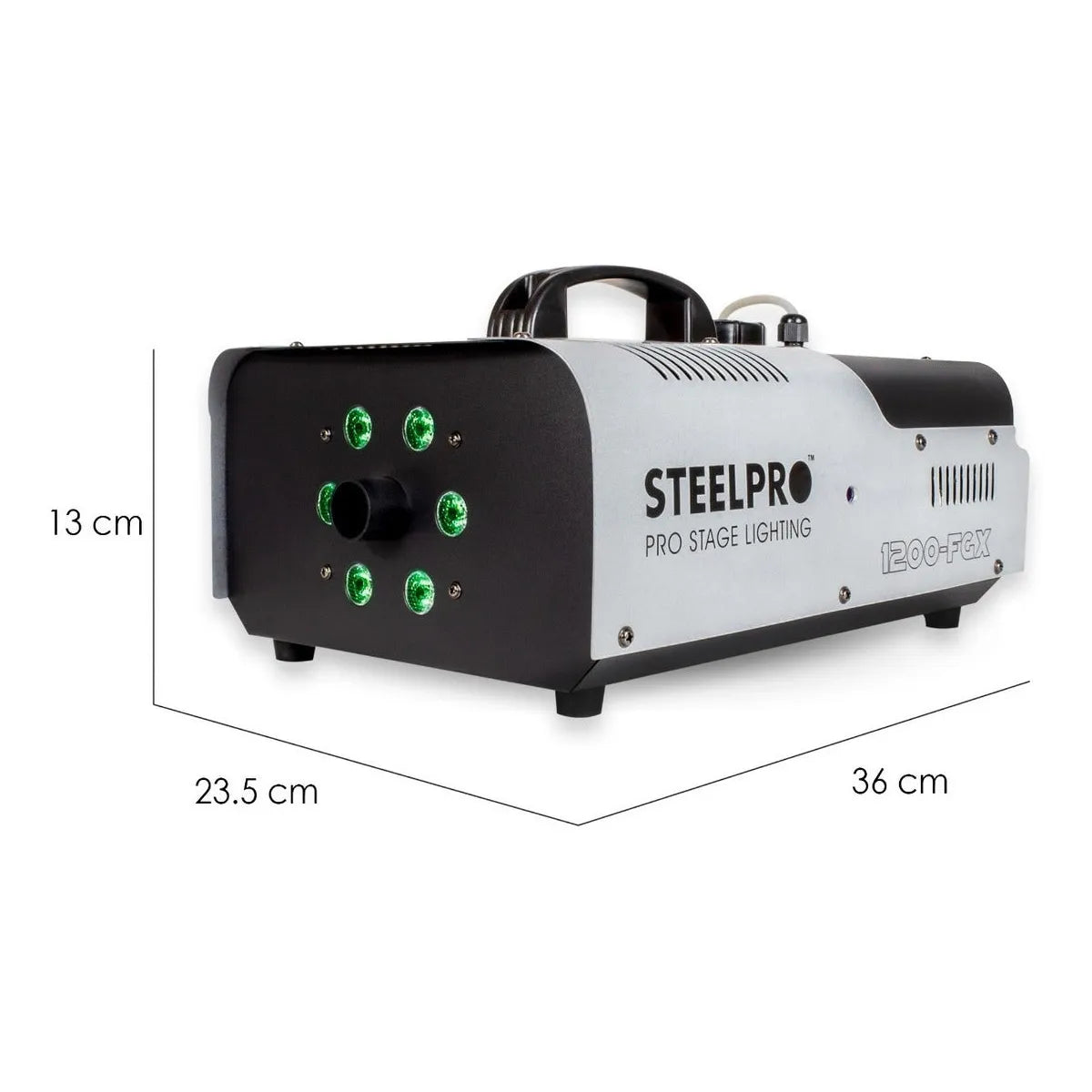 Maquina Humo Dmx 1200w Led Rgb Control Inalambrico Steelpro