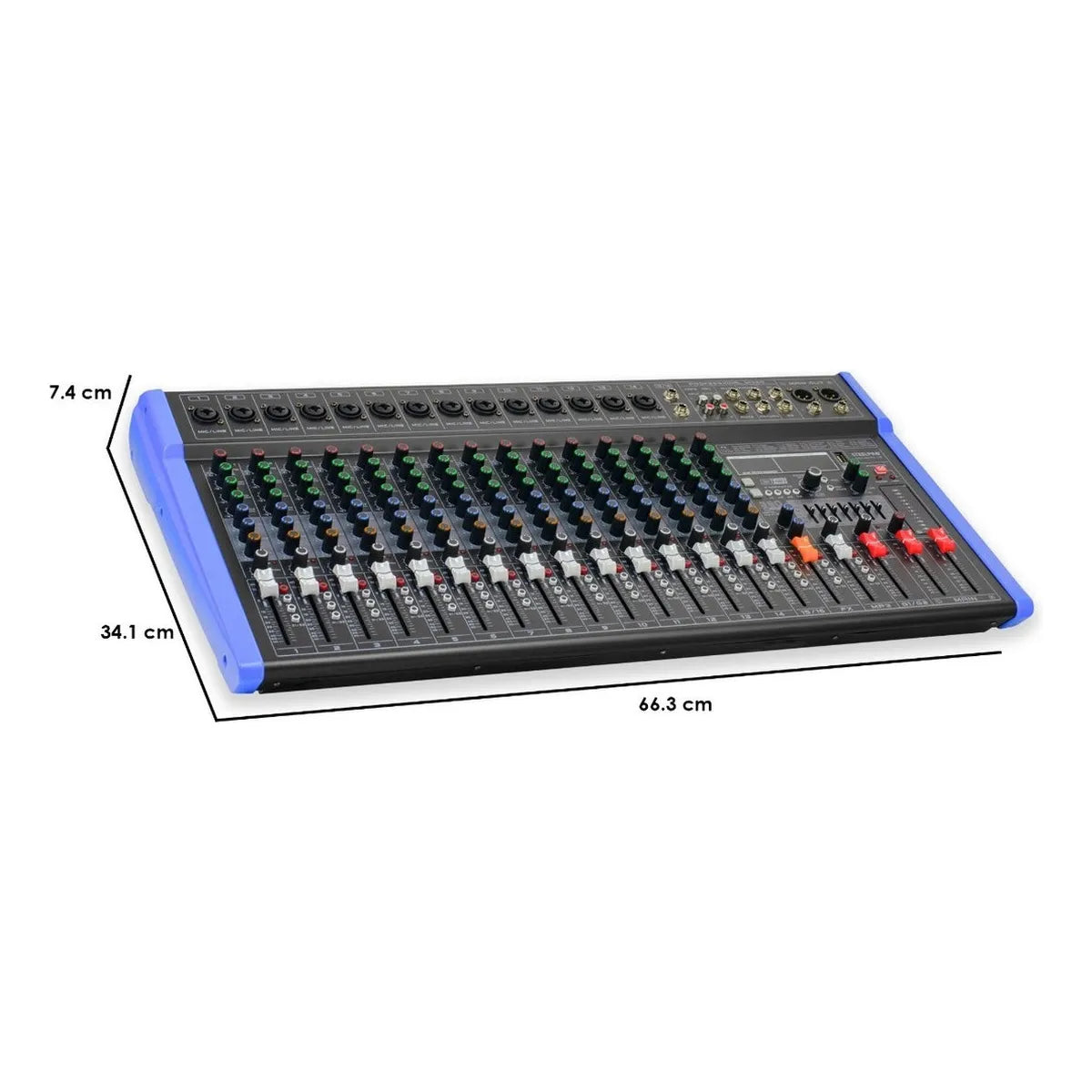 Mezcladora Audio Profesional 380-dsp Mix-alto 16 By Steelpro