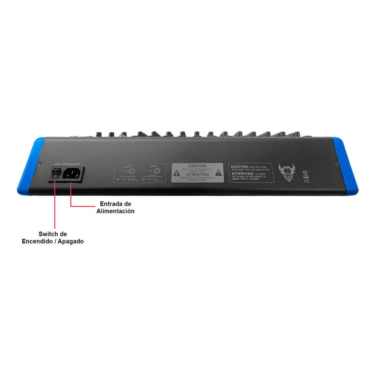 Mezcladora Profesional 12 Canales Dsp Voz De Diablo Y Voz De Ardilla Solo-12.2 Steelpro