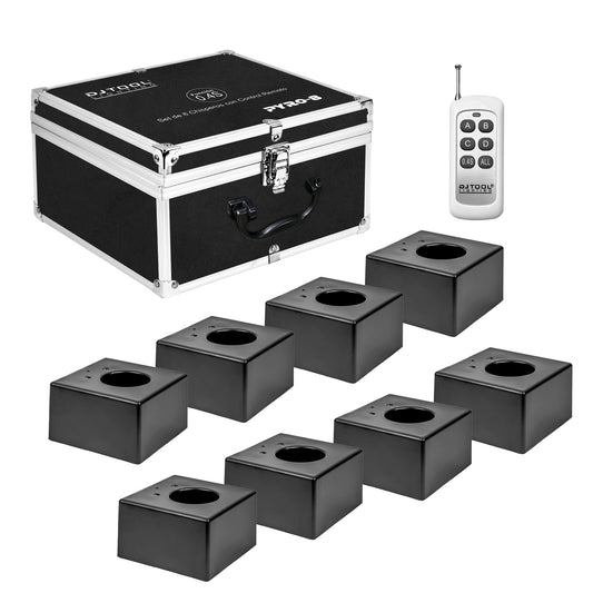 Sistema De Pirotecnia Inalámbrico 8 Chisperos Steelpro PYRO 8