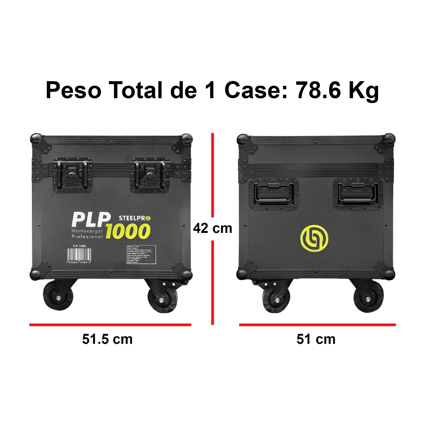 PAK-PLPX4 Kit Profesional 4 Polipastos Eléctricos De Cadena 1 Tonelada Con Controlador Steelpro