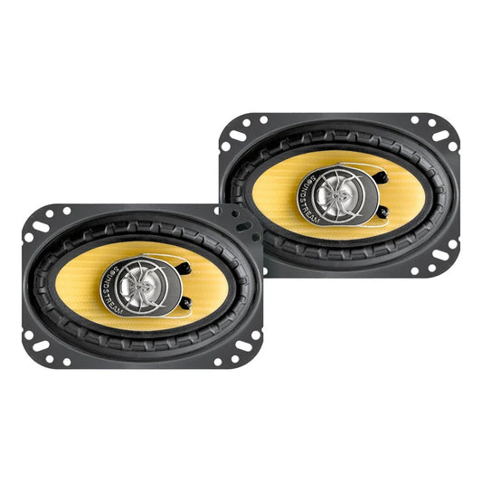 Paquete 4 Bocinas 4x6 Carbono Pro Kevlar 2 Vías Soundstream