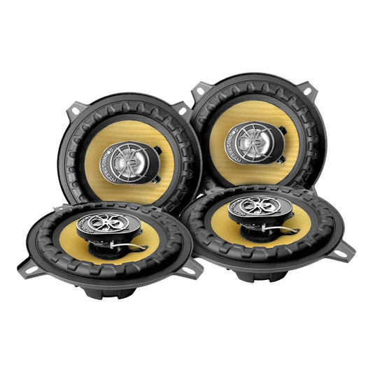 Paquete 4 Bocinas 5.25 Carbono Pro Kevlar 2 Vías Soundstream