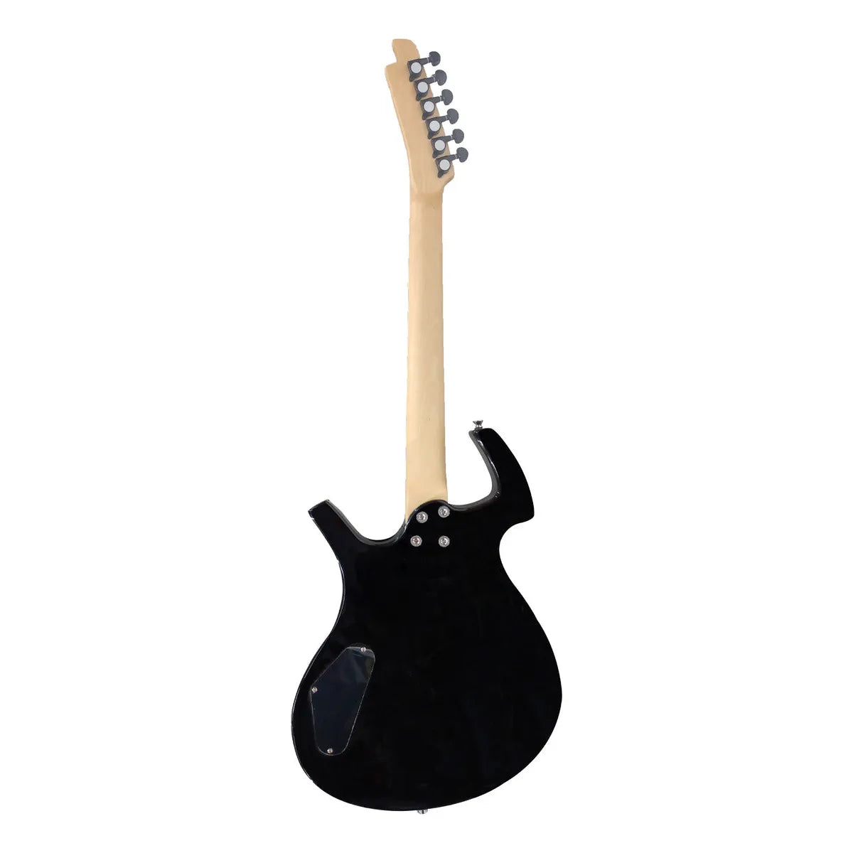 Paquete Guitarra Electrica Jethro Series By Steelpro 039-sk Color Violeta Oscuro Diapasón De Maple Para Diestro