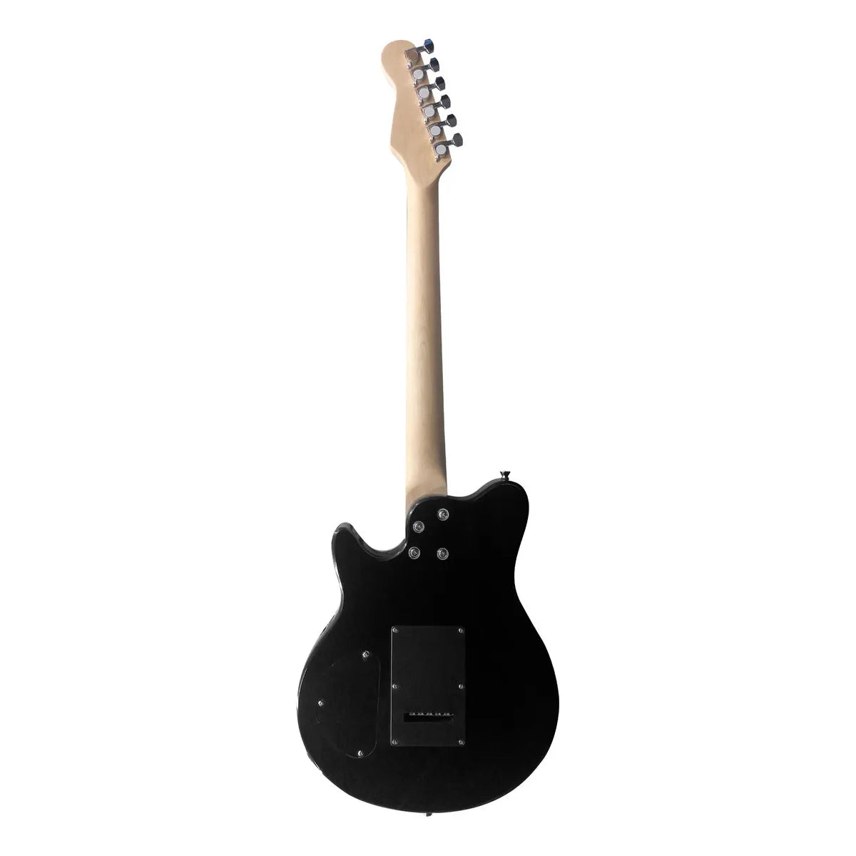 Paquete Guitarra Electrica Series Jethro By Steelpro 066-sk Color Black Material Del Diapasón Orientación De La Mano Diestro