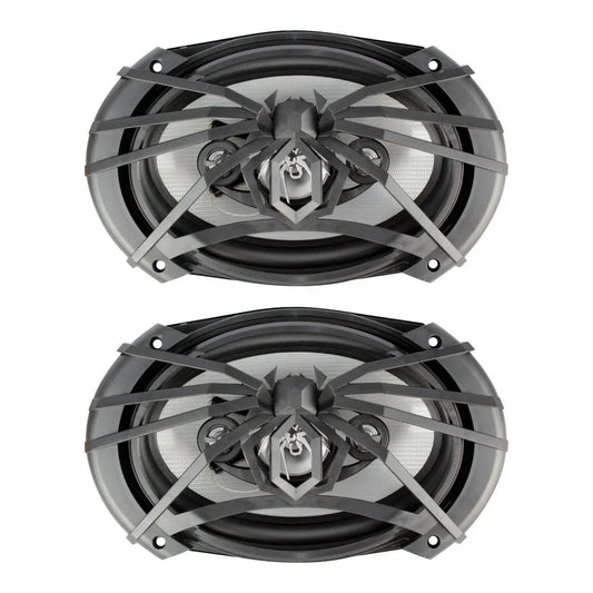 Par De Bocinas Cono Plata  6x9,  X4-6.9 Soundstream