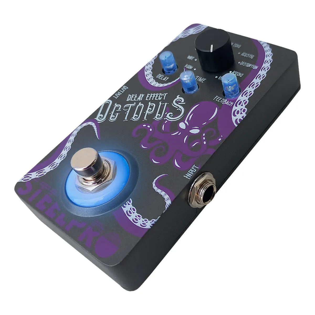 Pedal Para Guitarra Steelpro Octopus Delay Effect 9v