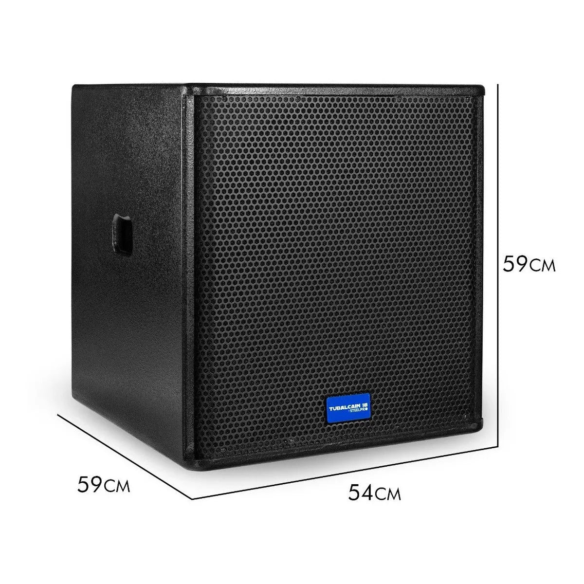 Sistema De Audio Profesional Steelpro Lineal Tubalcain 18 Color Negro