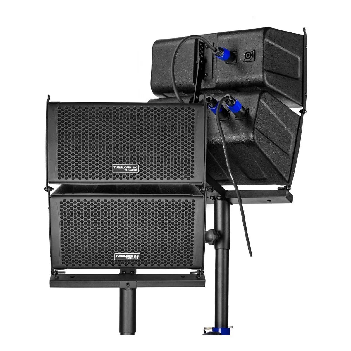 Sistema De Audio Profesional Steelpro Lineal Tubalcain 18 Color Negro