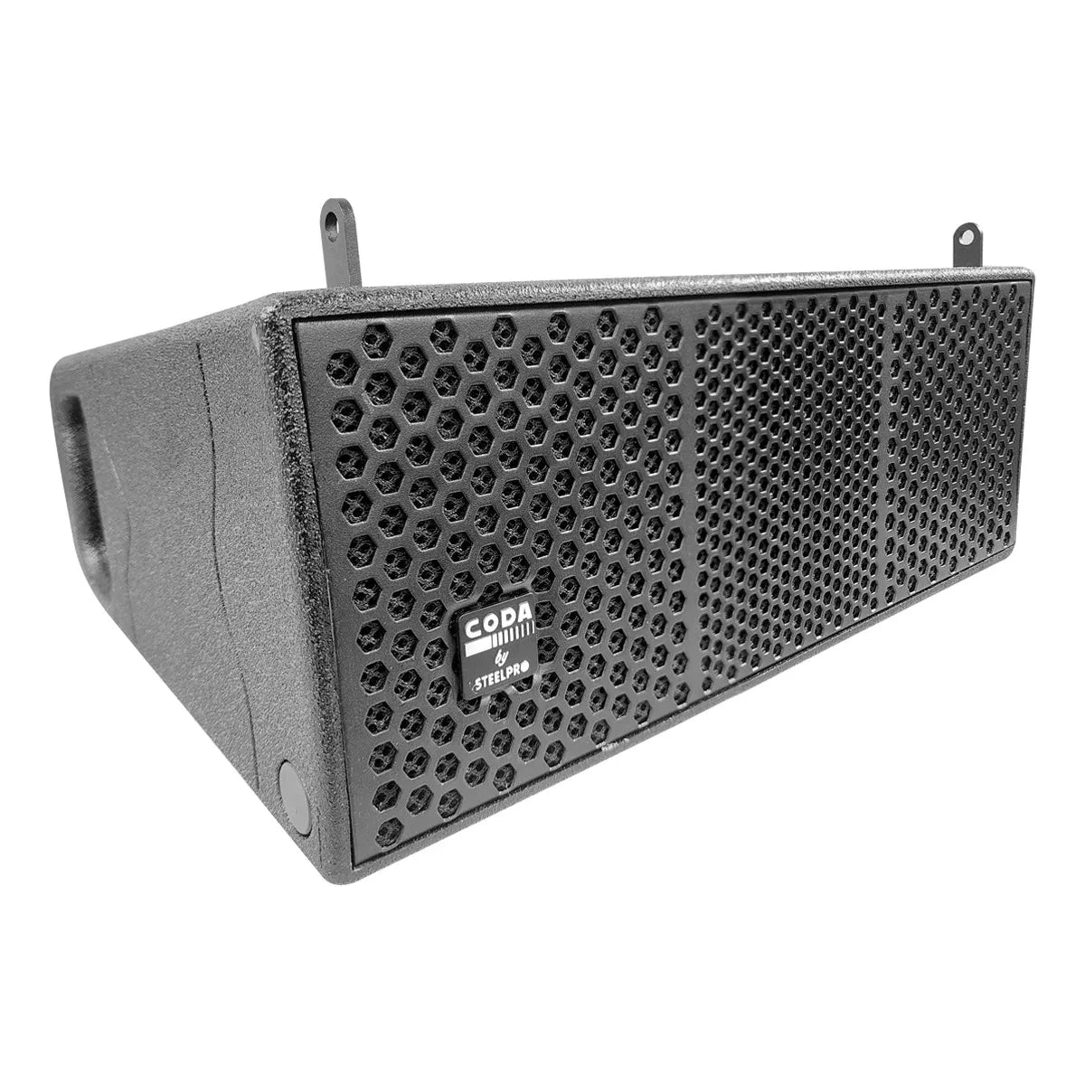 Sistema Lineal Coda Set De 8 Satélites 1 Subwoofer Steelpro Color Negro