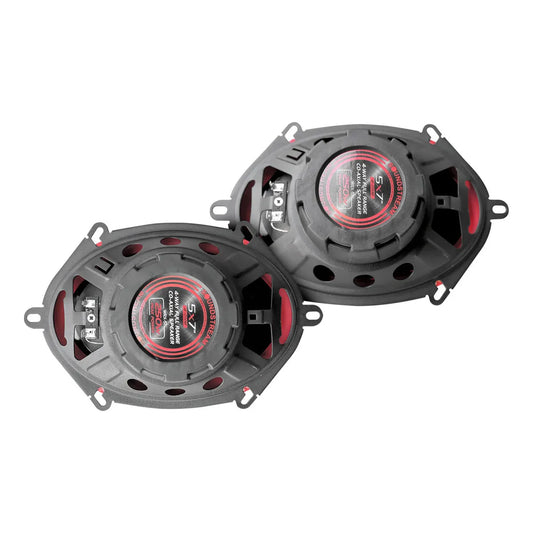 Soundstream Bocinas Para Auto 5x7 Fibra Carbono 4 Vías By Color Rojo