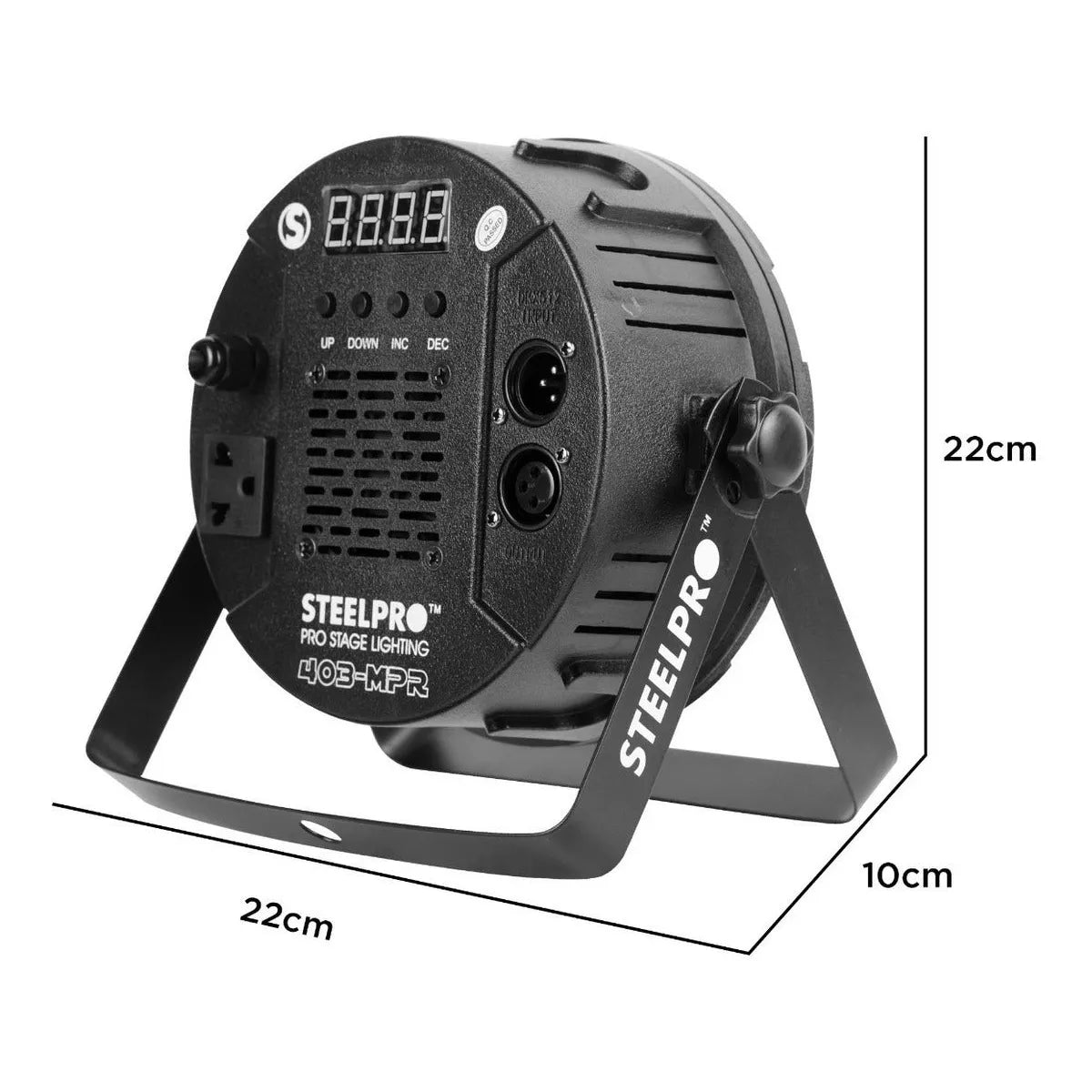 Steelpro - Cañon Par Led 40 X 3 Watts - Rgb 3 En 1 - 403-mpr