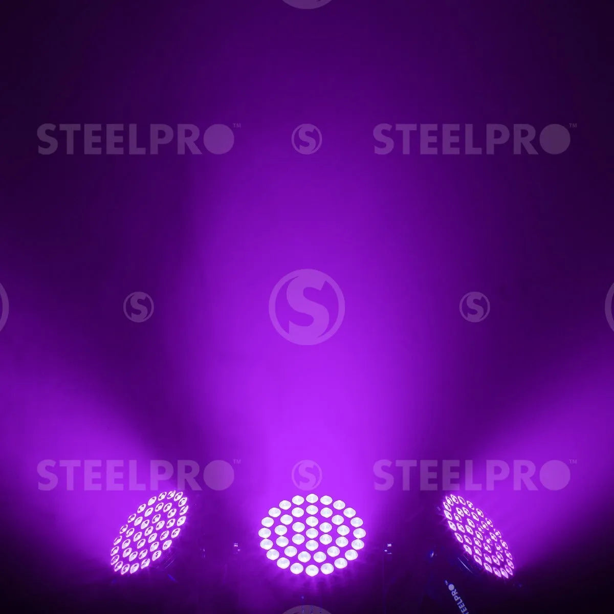 Steelpro - Cañon Par Led 40 X 3 Watts - Rgb 3 En 1 - 403-mpr