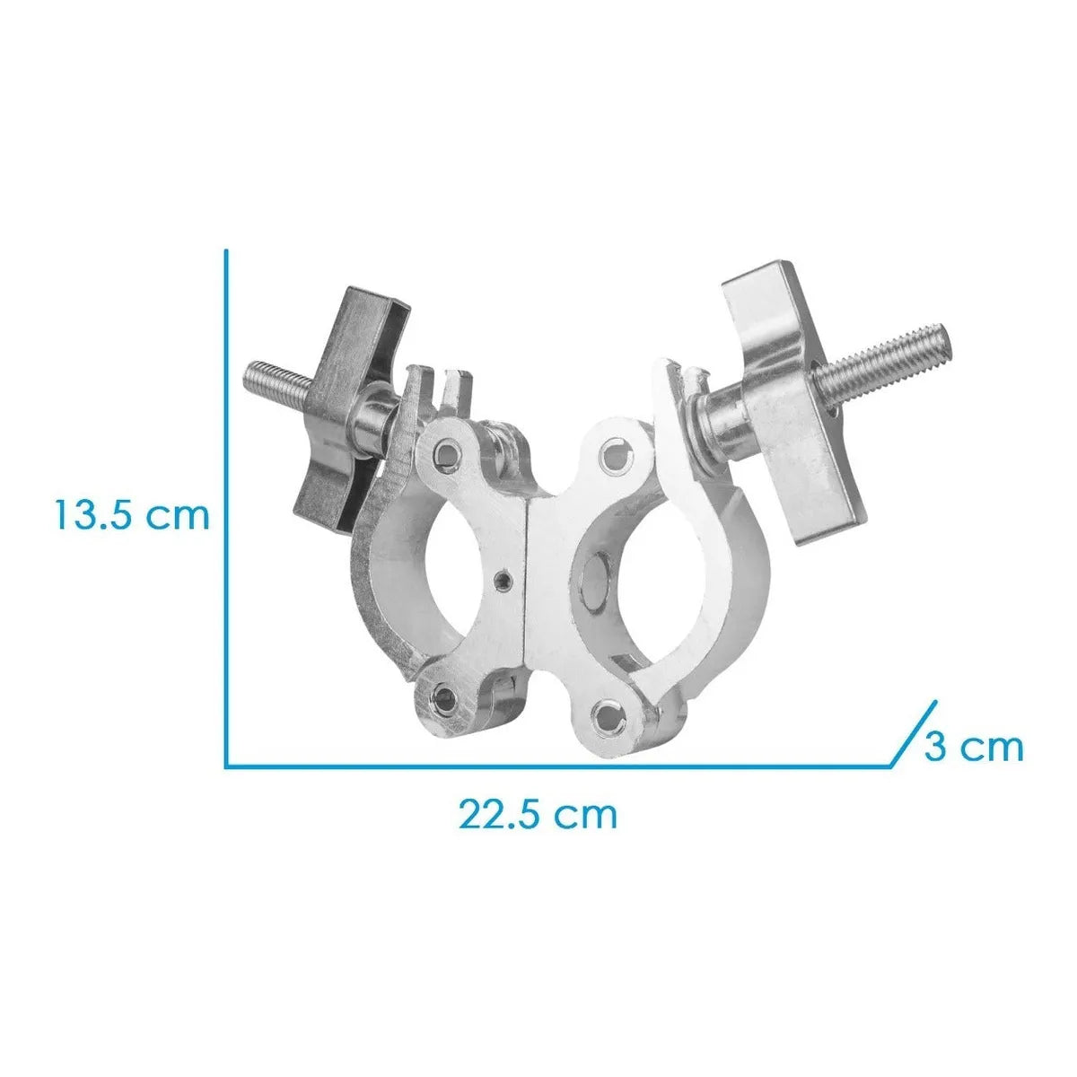 Steelpro - Double Clamp2 - Soporte Para Luces Con Tornillo