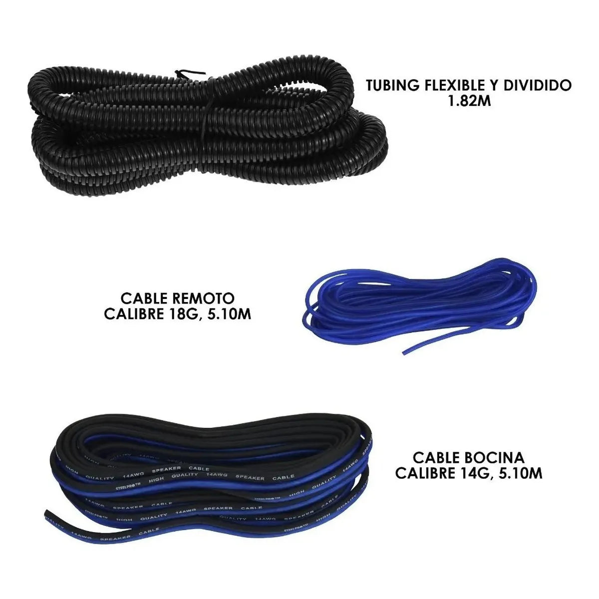 Steelpro - Kit Pro De Instalación Para Amplificador Calibre4