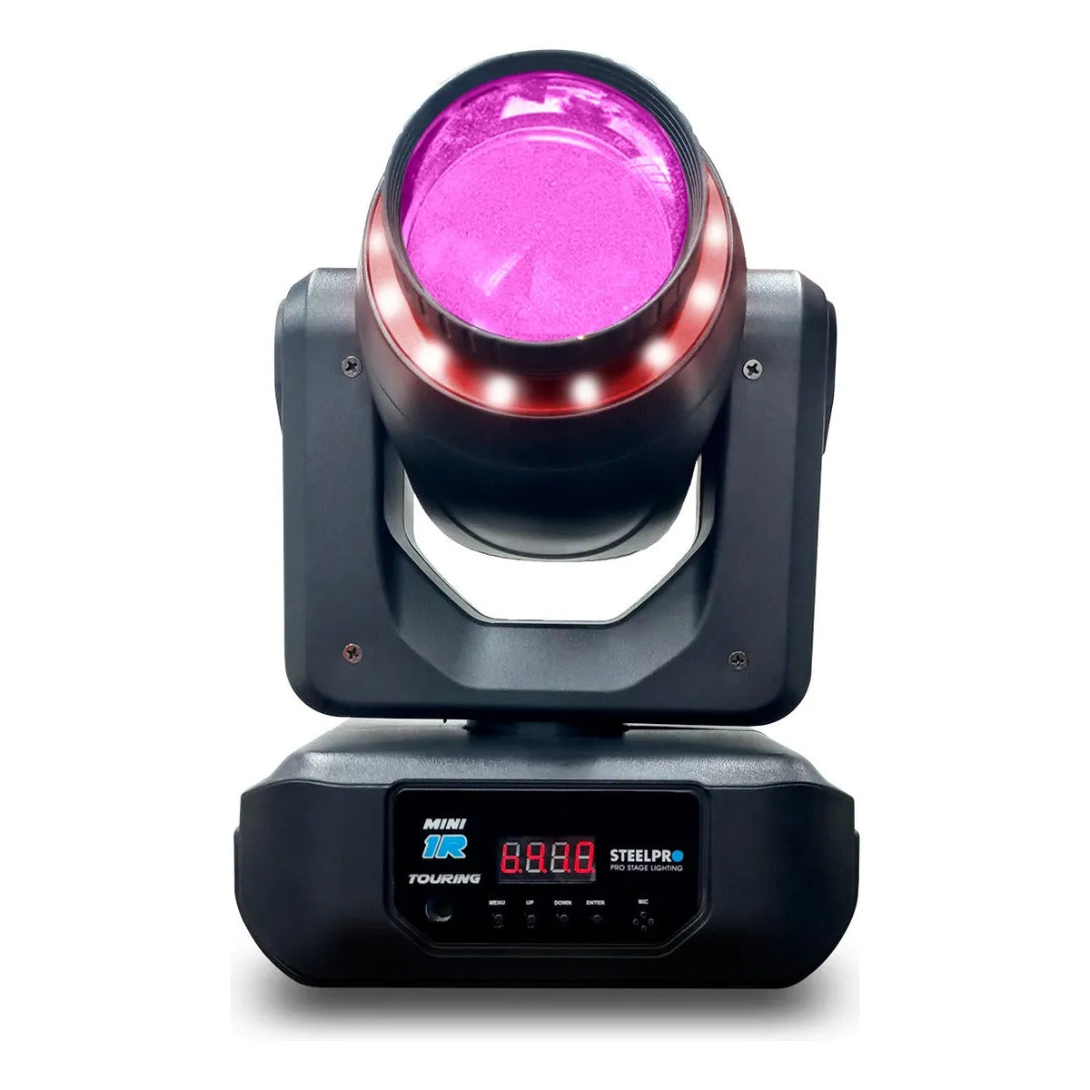Steelpro Cabeza Móvil Beam Mini 1r Turing 1x80w Con Aro Smd