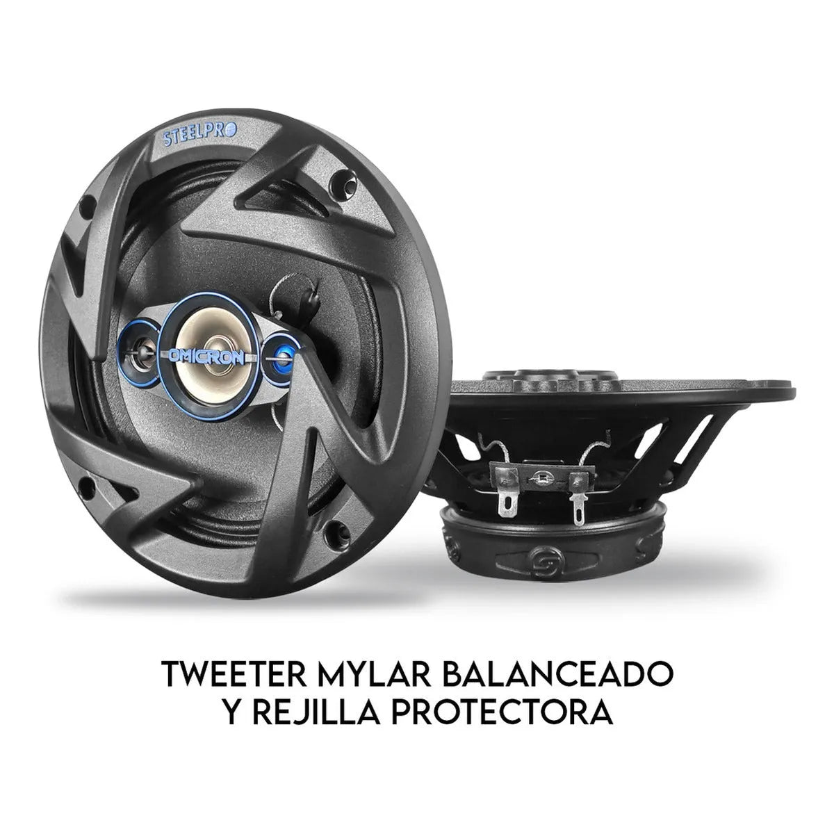 Steelpro Kit Autoestereo Bluetooth Y Bocinas 6.5 Usb-sd Card