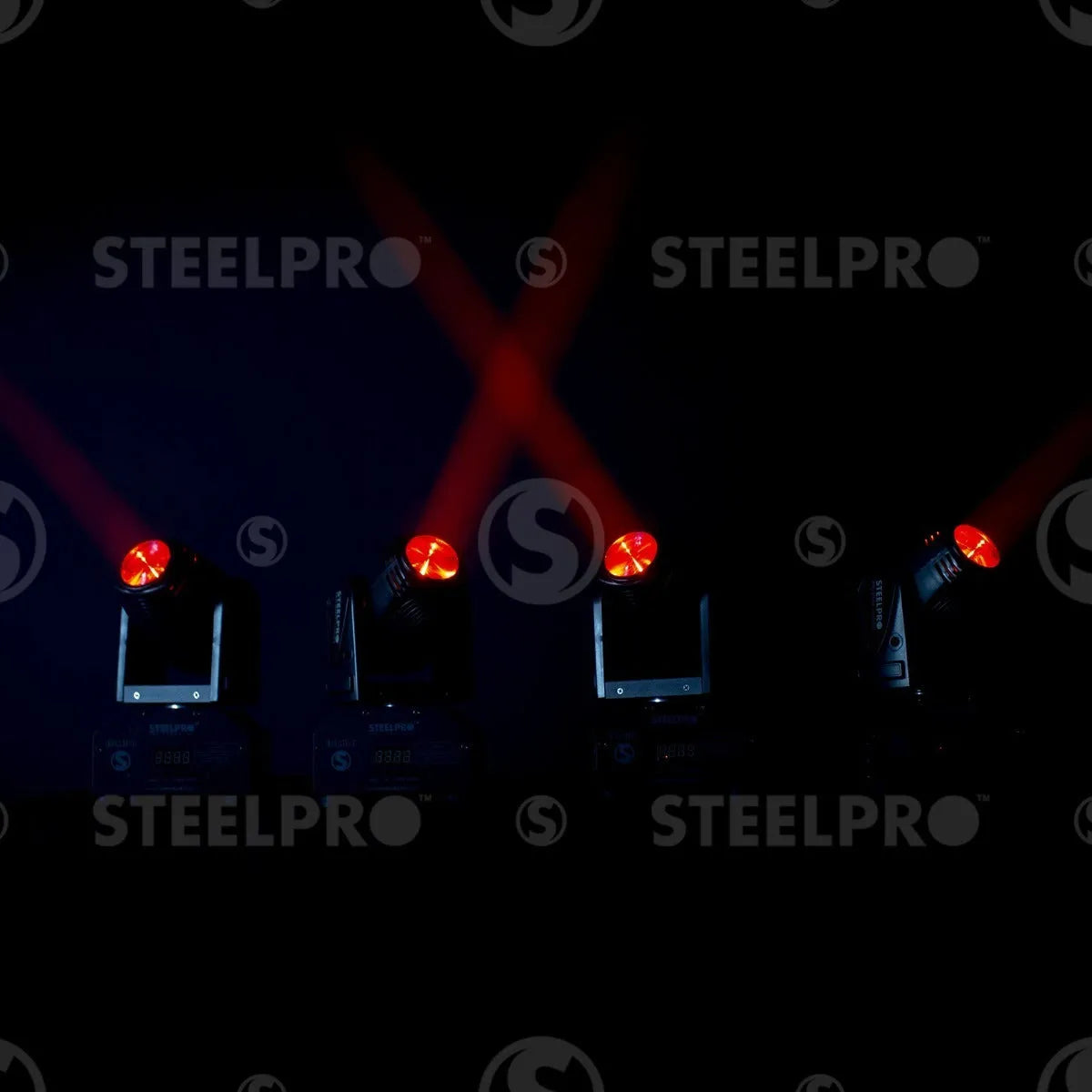 Steelpro Mini Cabeza Móvil Beam Rgbw, 4 En 1, 15 Watts