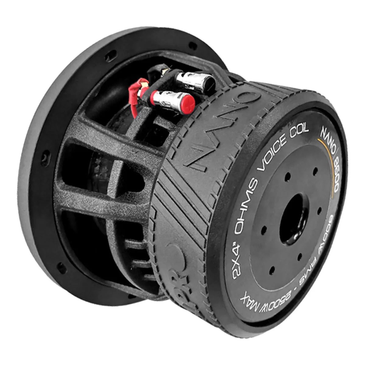 Subwoofer 8puLG Steelpro Nano8600 2500w Doble Bobina Color Negro