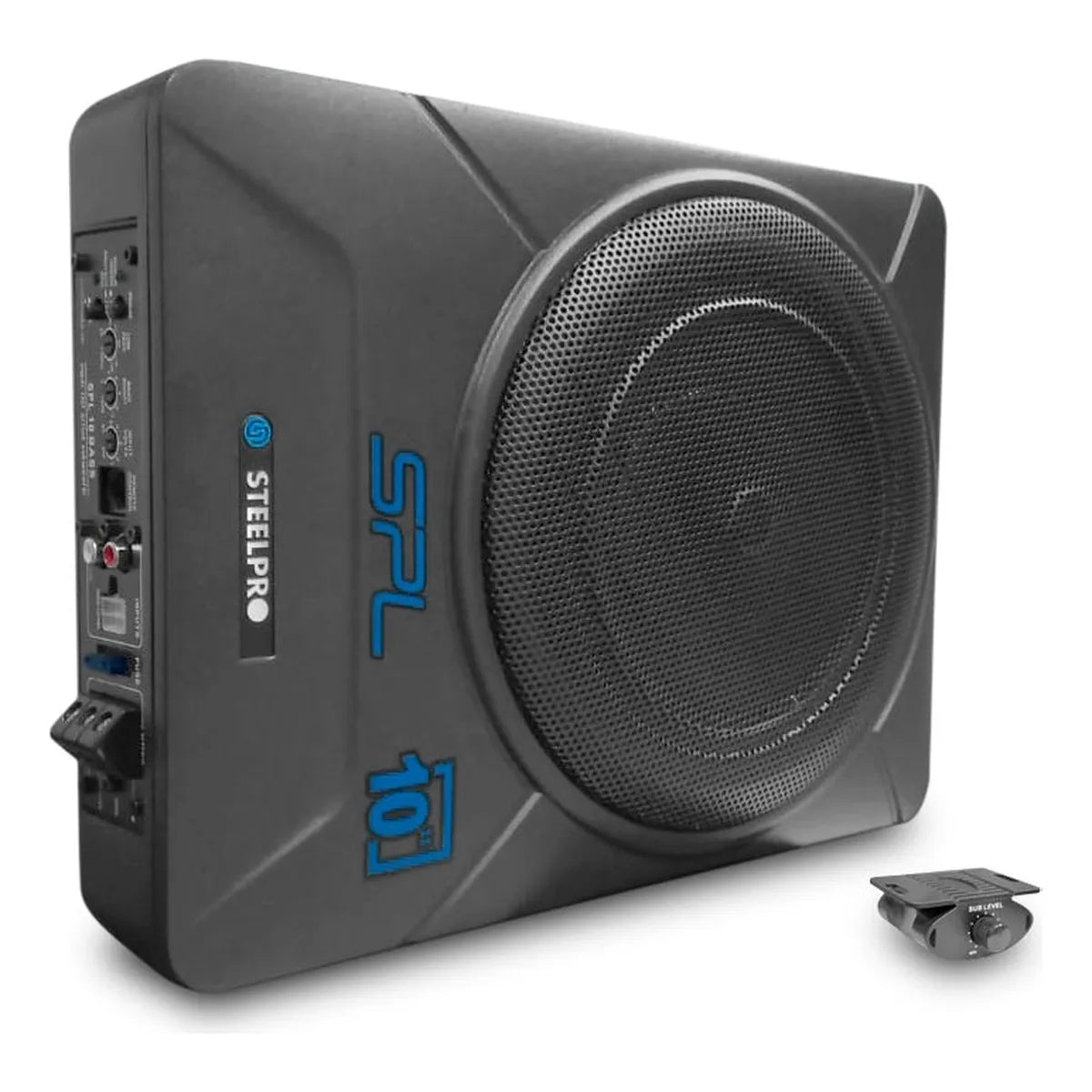 Subwoofer Amplificado 10 Autopower 800w By Steelpro Color Negro
