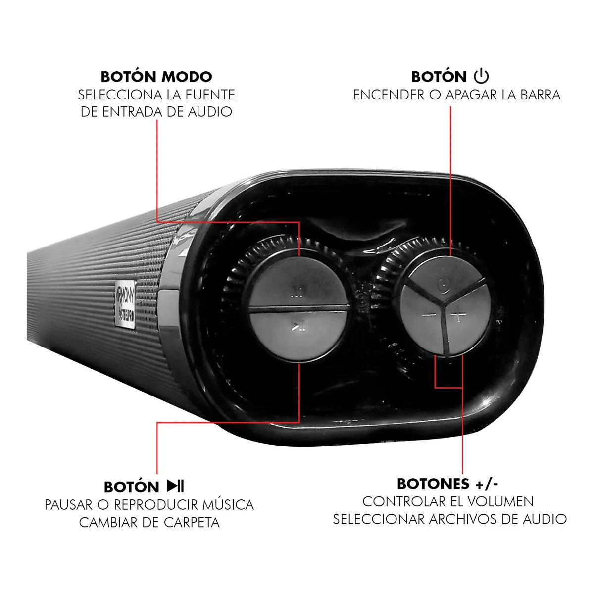 Teatro en Casa 6vias Profesional Subwoofer 6.5 Armony Steelpro