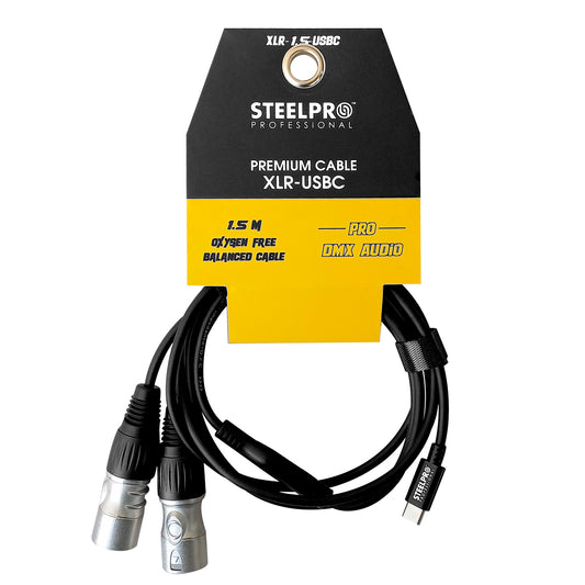 Cable Xlr-usb Tipo C 1.5m Oxigen Free By Steelpro