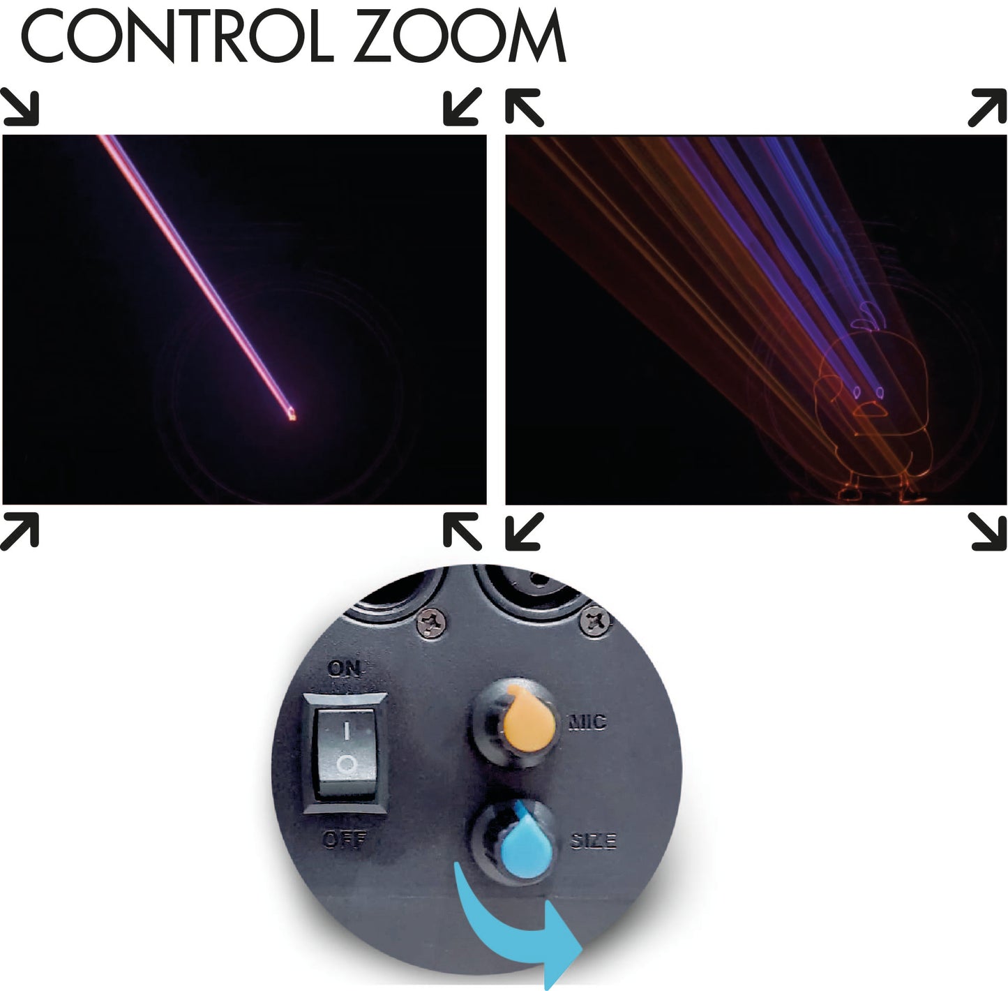 Laser Dj Luces Rgb 1w Profesional - Steelpro