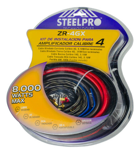 Kit Autoestéreo +subwoofer +boc.6x9 + Boc.6 1/2 By Steelpro