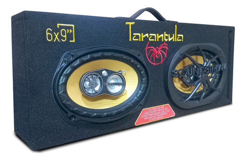 Cajon Tarantula C/bocinas 6x9puLG Porteado 4vias Soundstream