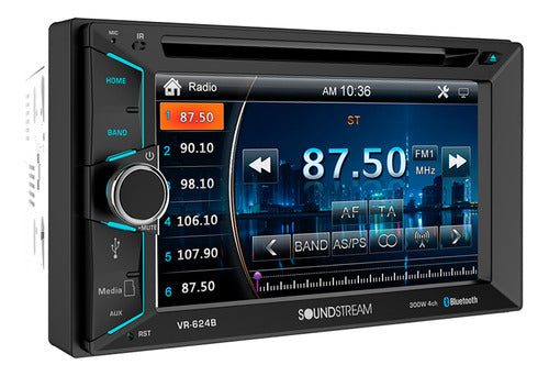 Soundstream Vr-624b Pantalla 6  Din Doble Bluetooth Dvd/cd