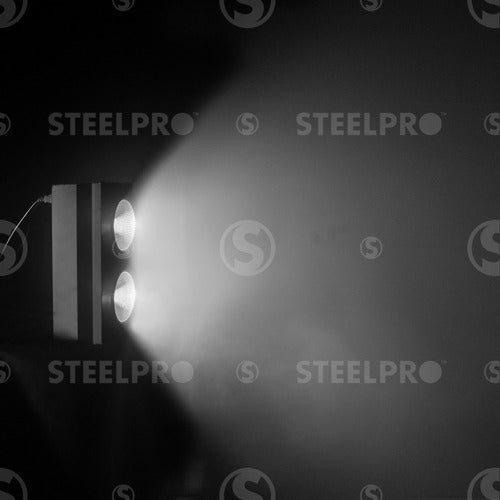 Blinder-2w Steelpro 2x100w Led Blanco Frio/calido