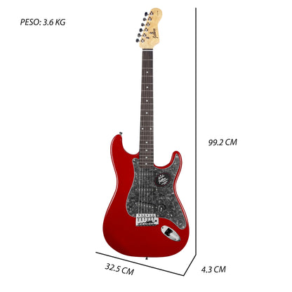 Paquete Guitarra Electrica Jethro 019-SK Series By Steelpro Str